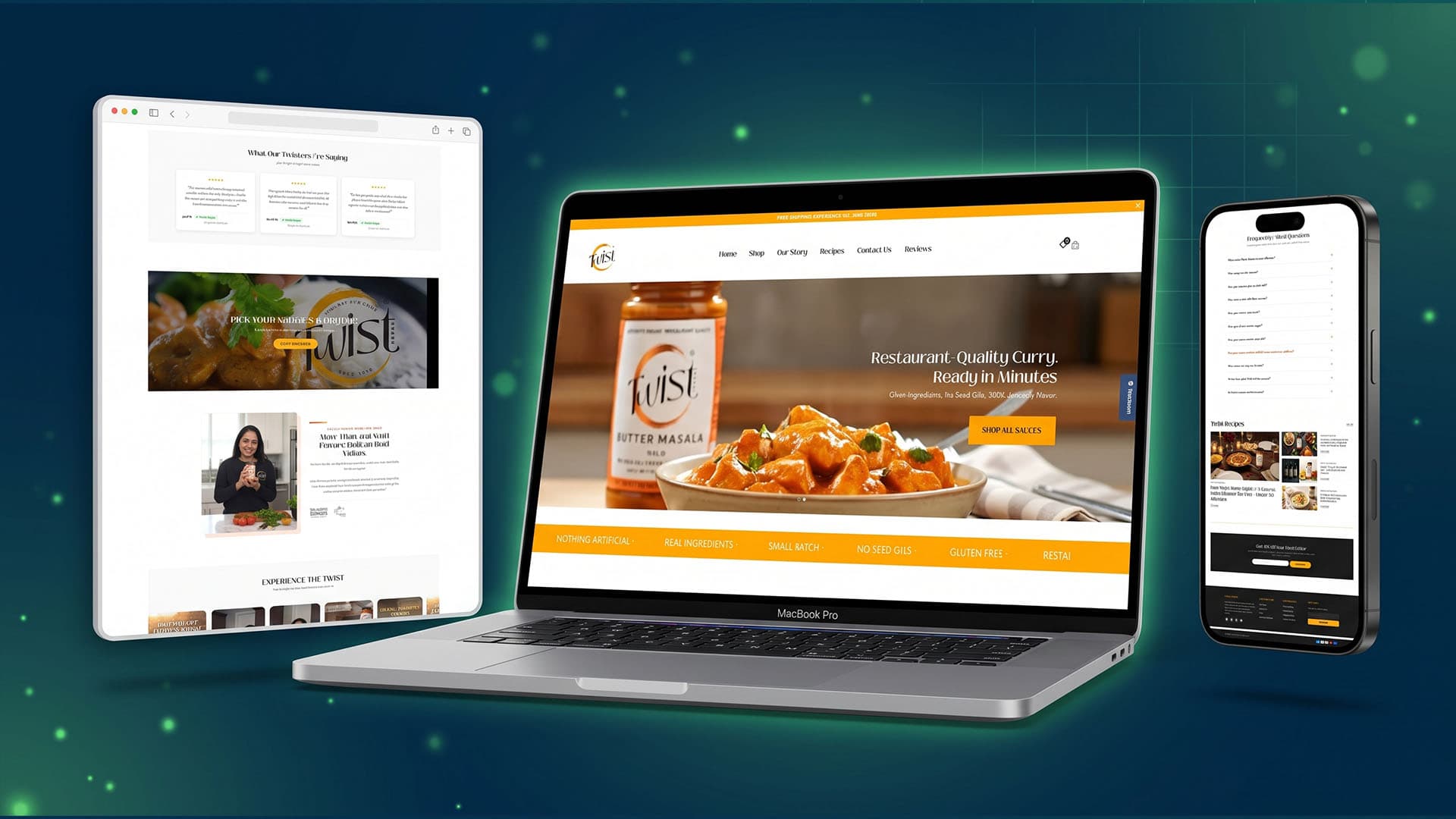 Website Development for Twist Foods