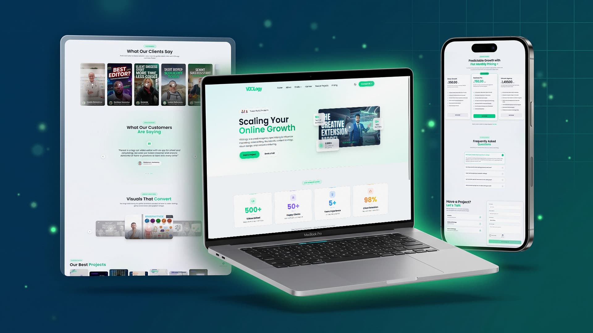 Website Development for VDOLogy (In-House Brand)